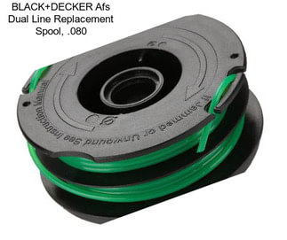 BLACK+DECKER Afs Dual Line Replacement Spool, .080\
