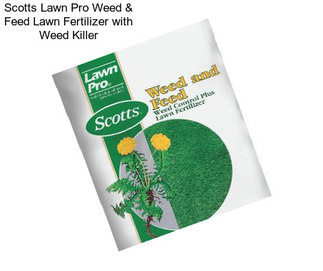 Scotts Lawn Pro Weed & Feed Lawn Fertilizer with Weed Killer