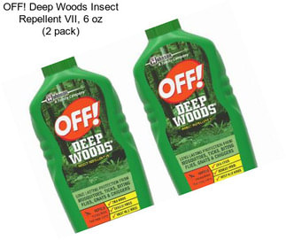 OFF! Deep Woods Insect Repellent VII, 6 oz (2 pack)