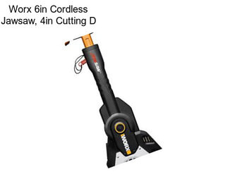 Worx 6in Cordless Jawsaw, 4in Cutting D