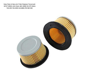 New Pack of 2pcs Air Filter Replace Tecumseh 30727 30604 John Deer AM-30900 30-070 Stens 100-008 100-0083 SUNBELTB1SB1390