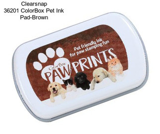Clearsnap 36201 ColorBox Pet Ink Pad-Brown