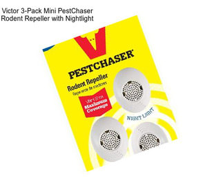 Victor 3-Pack Mini PestChaser Rodent Repeller with Nightlight