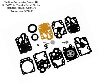 Walbro Carburetor Repair Kit K10-WY for Tanaka Brush Cutter TCB160, TC202 & Others (Carburetor WY-5-1)