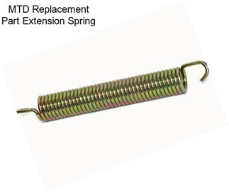 MTD Replacement Part Extension Spring