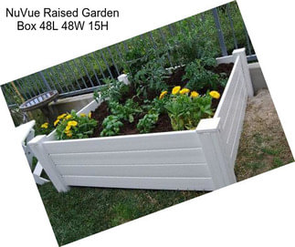NuVue Raised Garden Box 48L 48W 15H