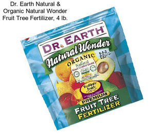 Dr. Earth Natural & Organic Natural Wonder Fruit Tree Fertilizer, 4 lb.