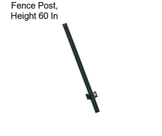 Fence Post, Height 60 In