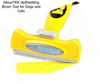 IMounTEK deShedding Brush Tool for Dogs and Cats