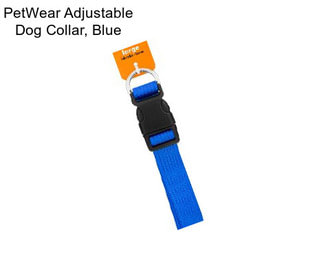 PetWear Adjustable Dog Collar, Blue