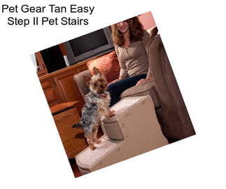 Pet Gear Tan Easy Step II Pet Stairs