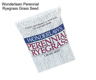 Wonderlawn Perennial Ryegrass Grass Seed