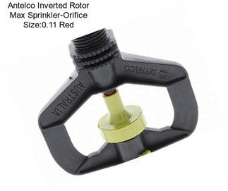 Antelco Inverted Rotor Max Sprinkler-Orifice Size:0.11\