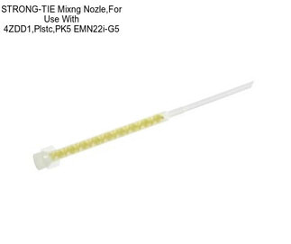 STRONG-TIE Mixng Nozle,For Use With 4ZDD1,Plstc,PK5 EMN22i-G5