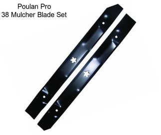 Poulan Pro 38 Mulcher Blade Set