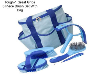 Tough-1 Great Grips 6 Piece Brush Set With Bag