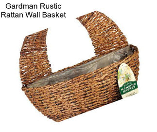 Gardman Rustic Rattan Wall Basket