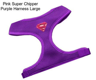 Pink Super Chipper Purple Harness Large