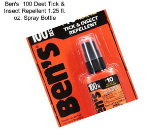 Ben\'s  100 Deet Tick & Insect Repellent 1.25 fl. oz. Spray Bottle