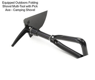 Equipped Outdoors Folding Shovel Multi-Tool with Pick Axe - Camping Shovel
