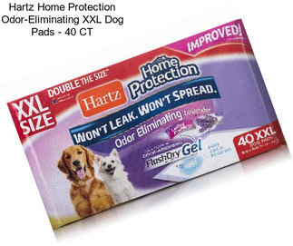 Hartz Home Protection Odor-Eliminating XXL Dog Pads - 40 CT