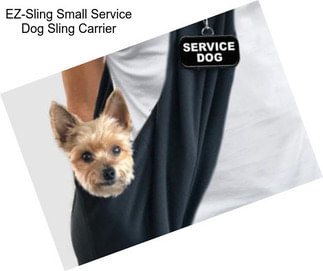 EZ-Sling Small Service Dog Sling Carrier