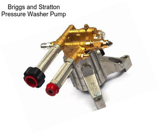 Briggs and Stratton Pressure Washer Pump