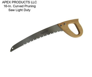 APEX PRODUCTS LLC 16-In. Curved Pruning Saw Light Duty