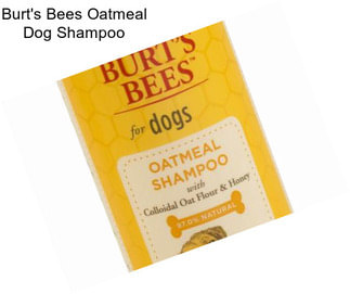 Burt\'s Bees Oatmeal Dog Shampoo