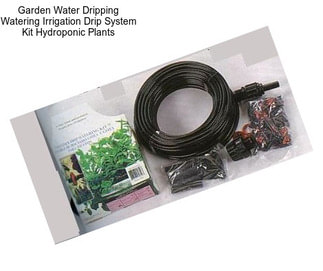 Garden Water Dripping Watering Irrigation Drip System Kit Hydroponic Plants