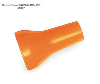 Nozzle,Round,3/8,Pk4 LOC-LINE 51802