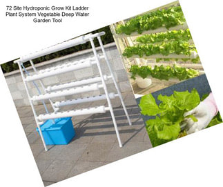 72 Site Hydroponic Grow Kit Ladder Plant System Vegetable Deep Water Garden Tool