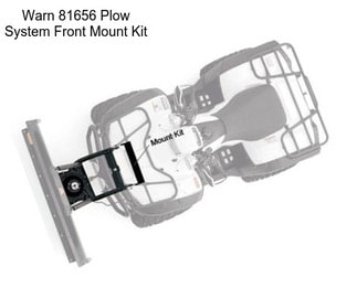 Warn 81656 Plow System Front Mount Kit