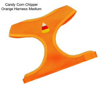 Candy Corn Chipper Orange Harness Medium