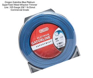 Oregon Gatorline Blue Platinum SuperTwist Weed Whacker Trimmer Line .105\