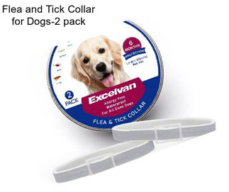 Flea and Tick Collar for Dogs-2 pack