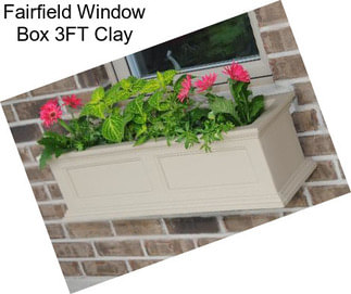 Fairfield Window Box 3FT Clay