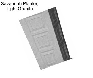 Savannah Planter, Light Granite
