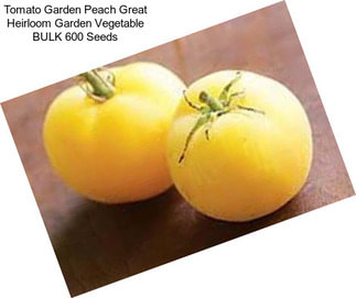 Everwilde Farms Mylar Packet 25 Organic Garden Peach Heirloom Tomato Seeds