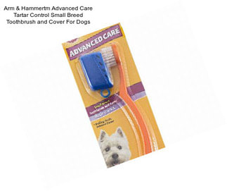 Arm & Hammertm Advanced Care Tartar Control Small Breed Toothbrush and Cover For Dogs