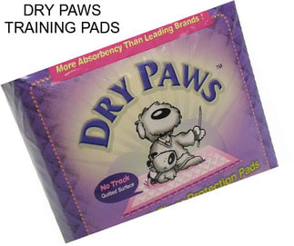 DRY PAWS TRAINING PADS