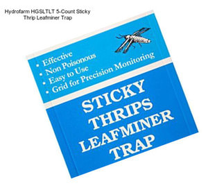 Hydrofarm HGSLTLT 5-Count Sticky Thrip Leafminer Trap