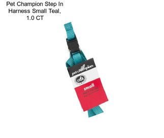 Pet Champion Step In Harness Small Teal, 1.0 CT