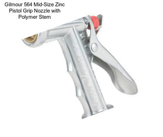 Gilmour 564 Mid-Size Zinc Pistol Grip Nozzle with Polymer Stem