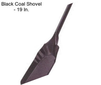 Black Coal Shovel - 19 In.