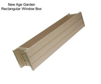 New Age Garden Rectangular Window Box