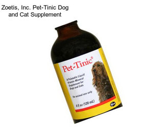 Zoetis, Inc. Pet-Tinic Dog and Cat Supplement