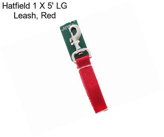 Hatfield 1 X 5\' LG Leash, Red