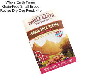 Whole Earth Farms Grain-Free Small Breed Recipe Dry Dog Food, 4 lb