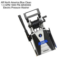 AR North America Blue Clean 1.3 GPM 1800 PSI AR383SS Electric Pressure Washer